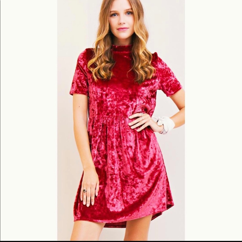 Velvet Ruby Red Dress